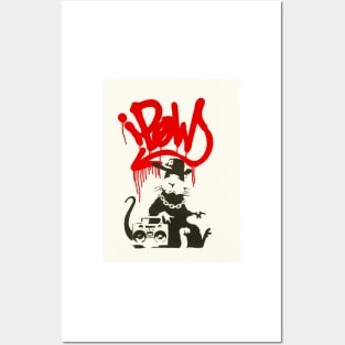 Banksy Gangsta Rat Art Posters and Art